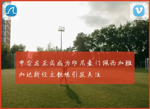 申台龙正式成为印尼豪门佩西加雅加达新任主教练引发关注